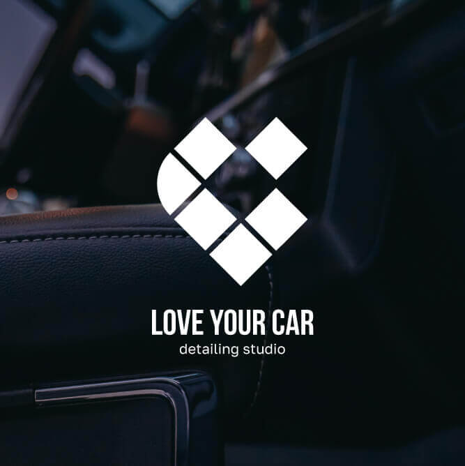 Логотип детейлинг студии «Love Your Car»