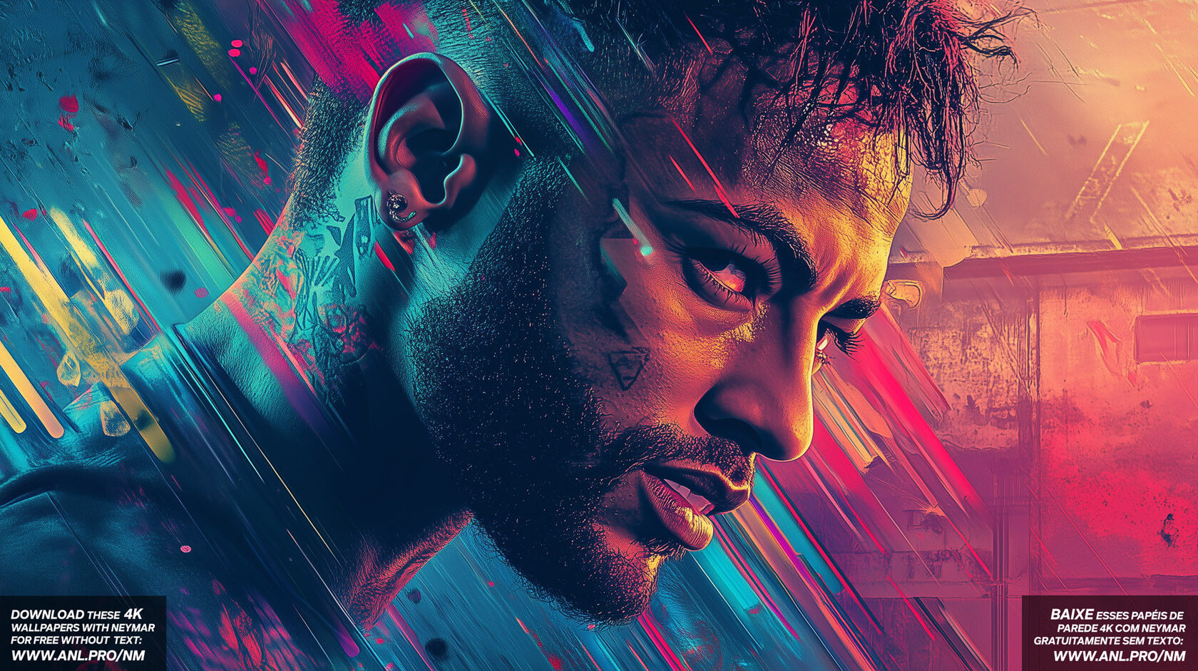 Neymar Jr. papéis de parede para pc 4k 2k 1080p