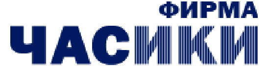 Логотип магазина часов Фирма ЧАСИКИ