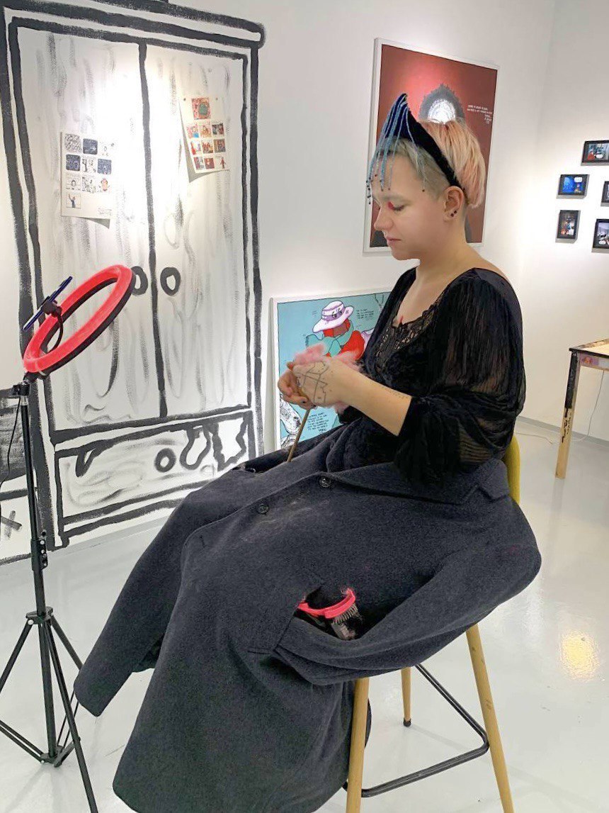 Перформативная практика «Розовая нить радости»