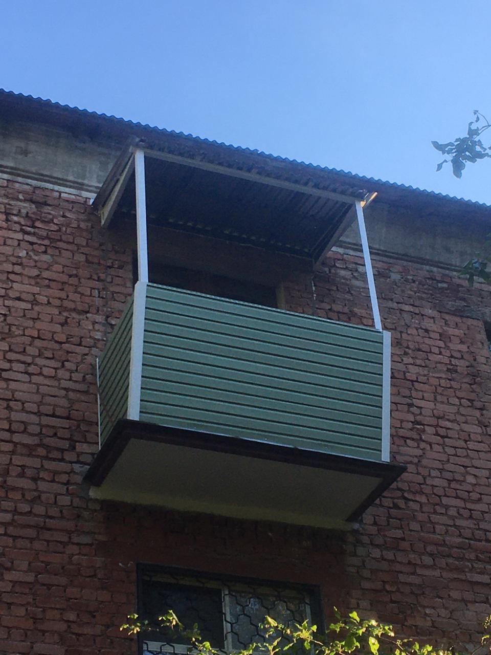 Крыша на балкон