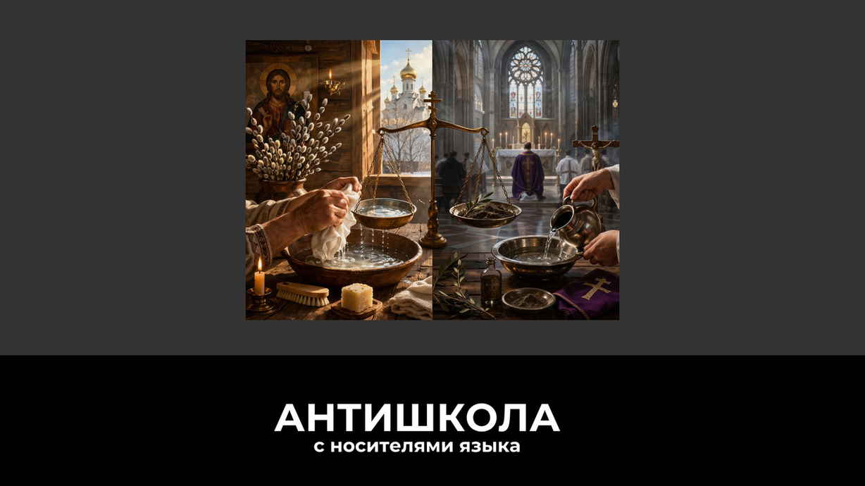 Чистый четверг в России и Европе