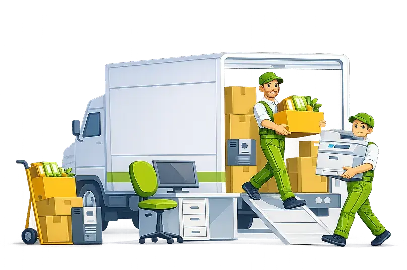 Офисный переезд в Москве 