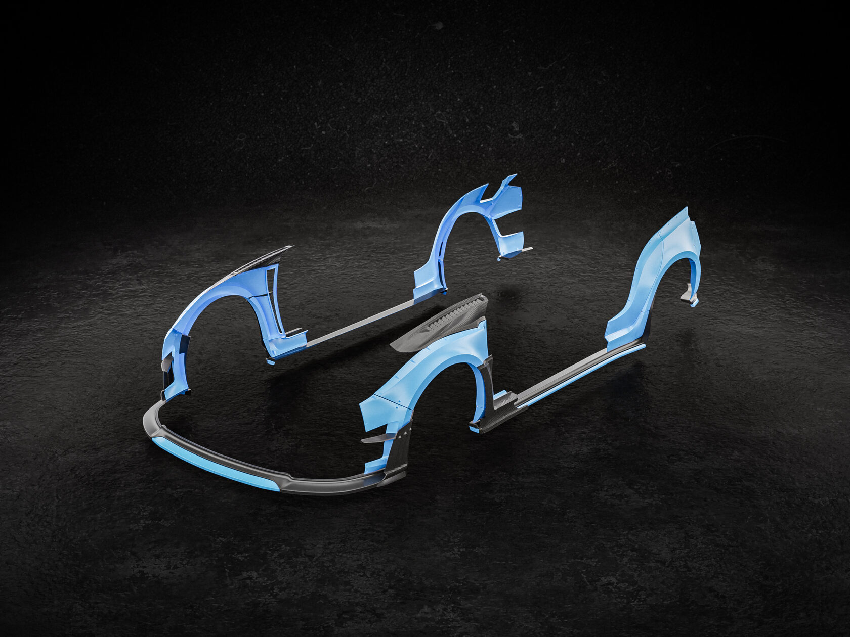 BUMPER CANNARDS FENDERIST SPEC S SUBARU IMPREZA WRX STI GRB/GRF 07-10
