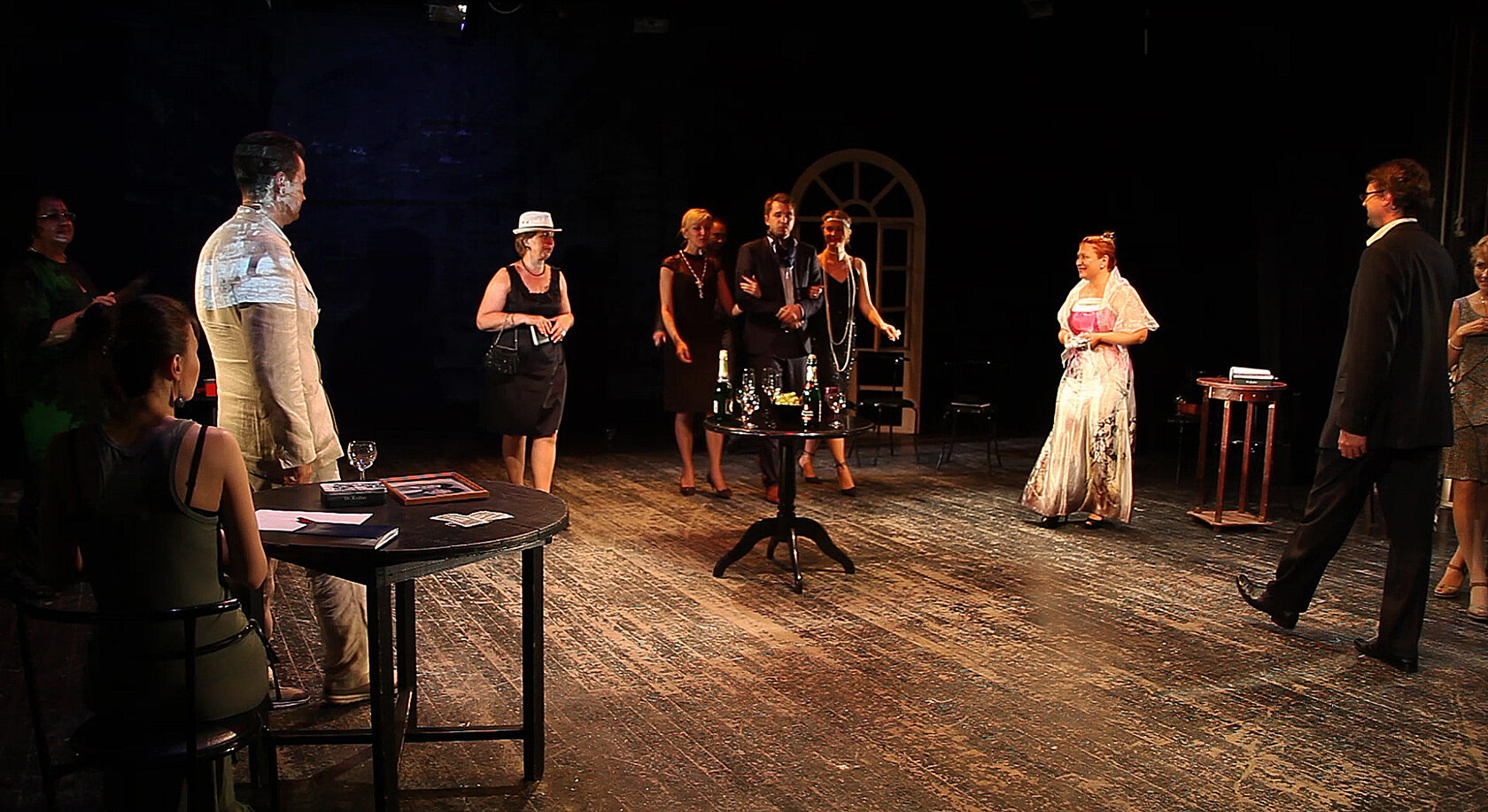 Круг общения участников постановки i-Teatro