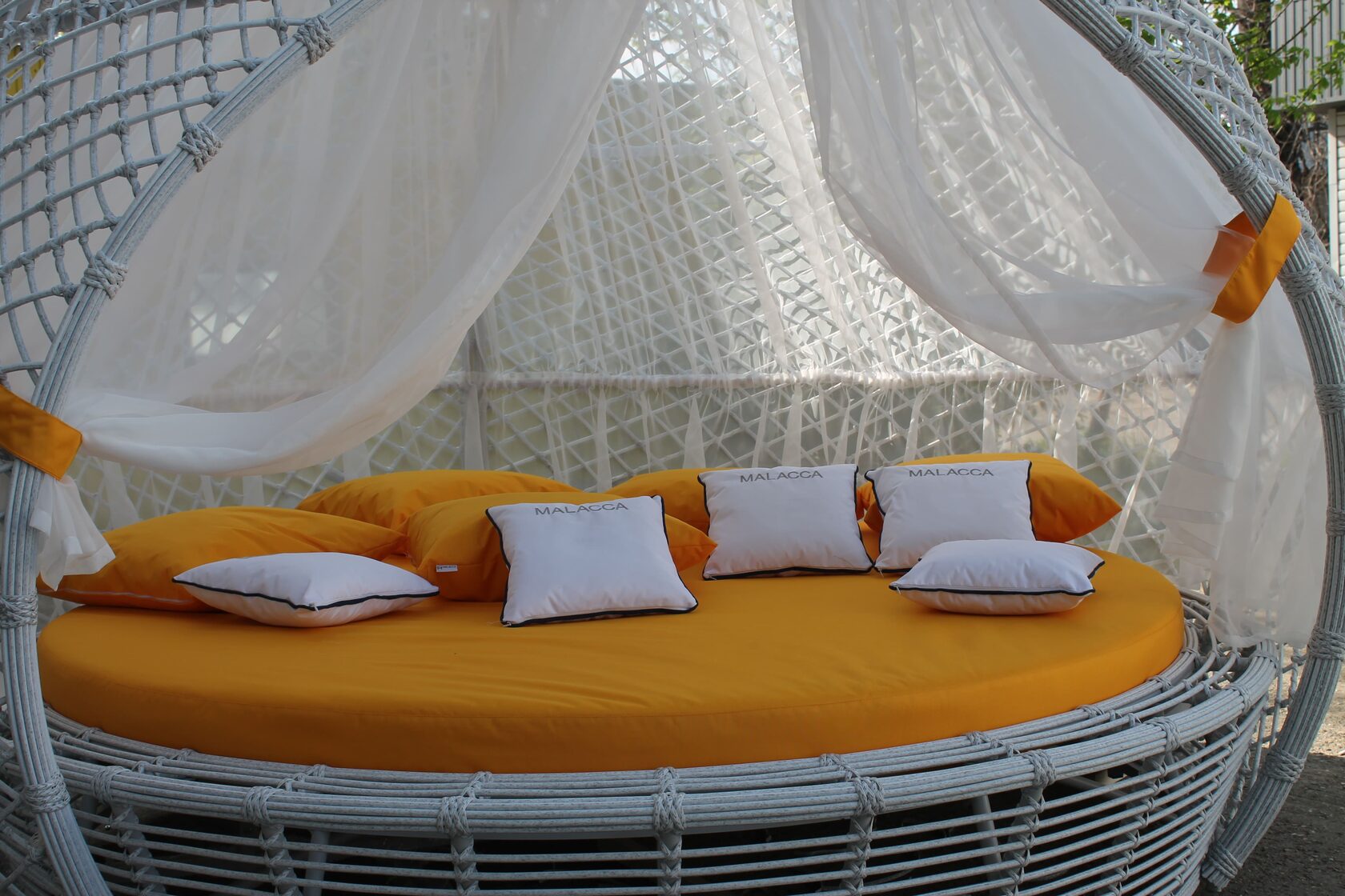 Беседка Malacca — оформление террасы и зоны отдыха