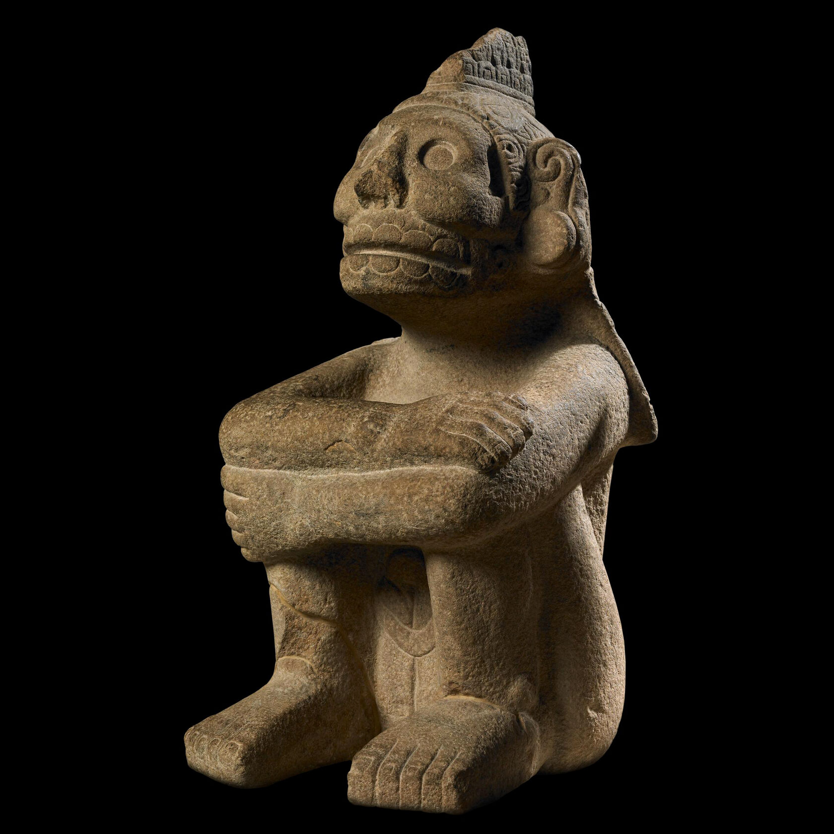 Миктлантекутли. Ацтеки, 1325-1521 гг. н.э. Коллекция British Museum.