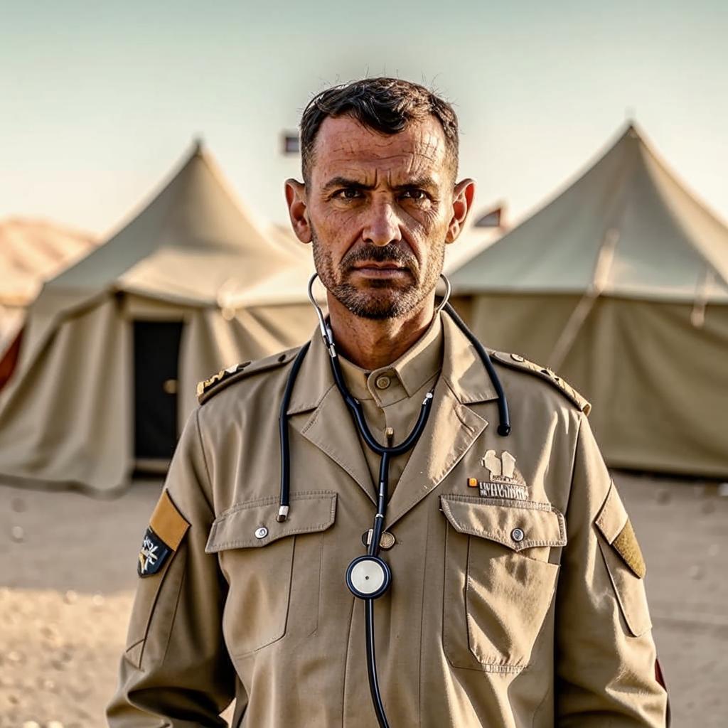 Схема военный врач в Ираке