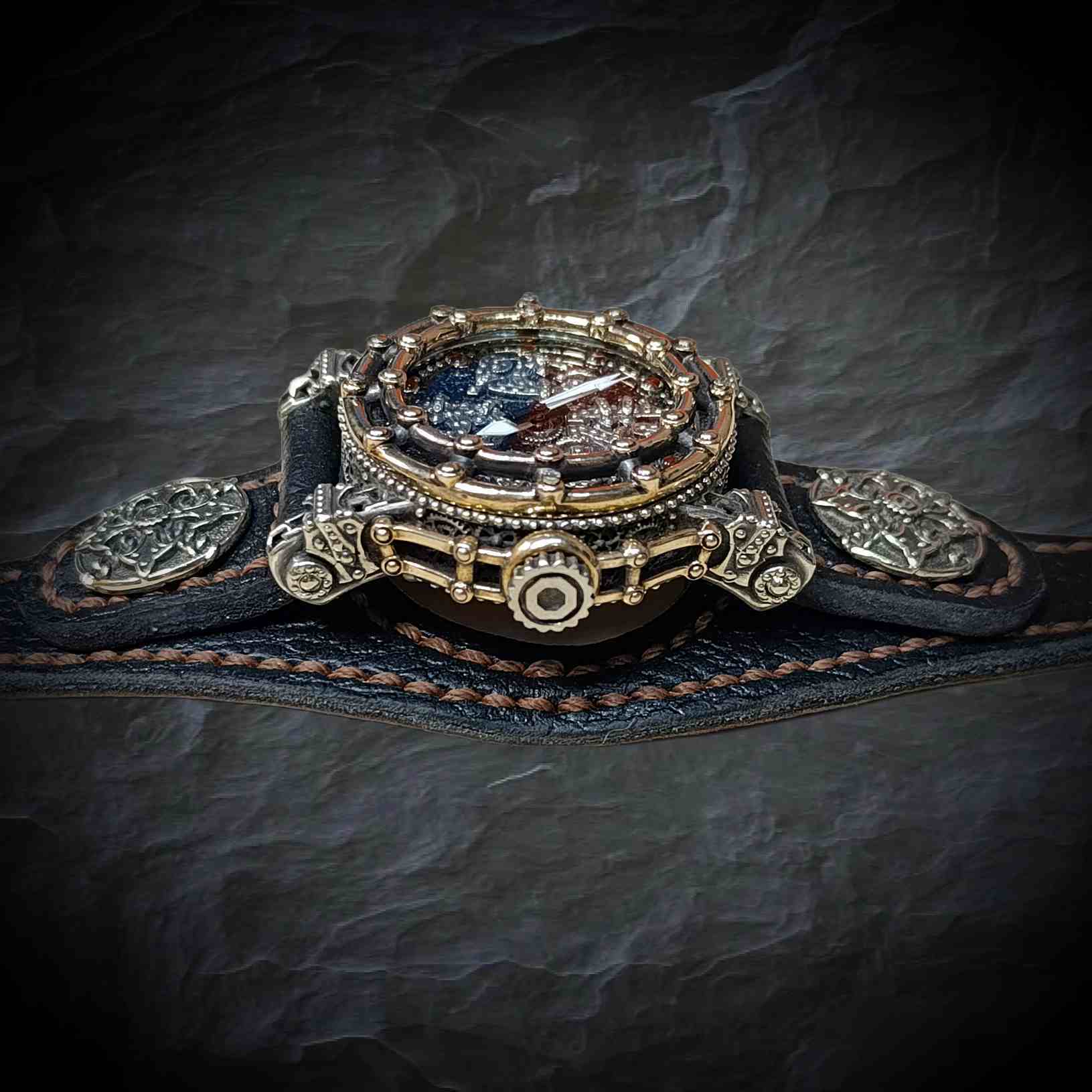 мужские часы, авторские часы, часы в стиле стимпанк.