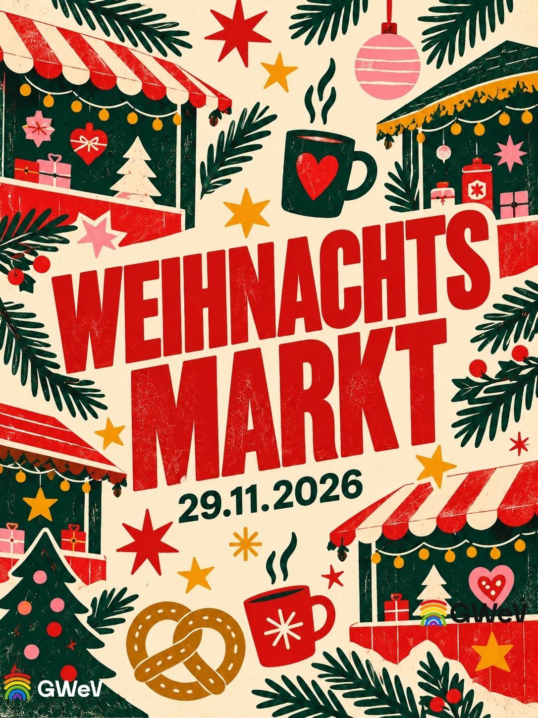 Weihnachtsmarkt mit GWeV am 29. November 2026 in Frankfurt