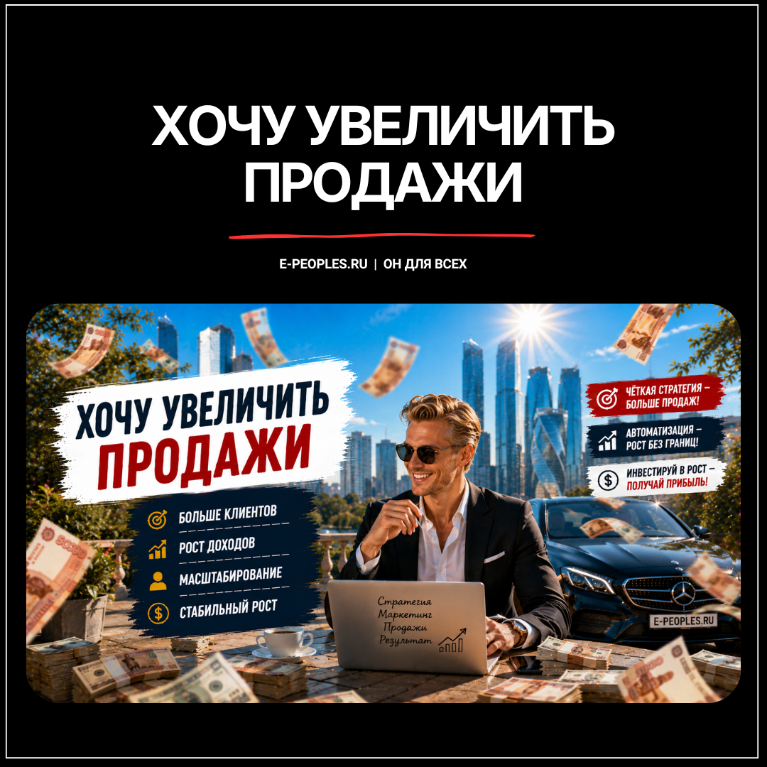 Хочу увеличить продажи