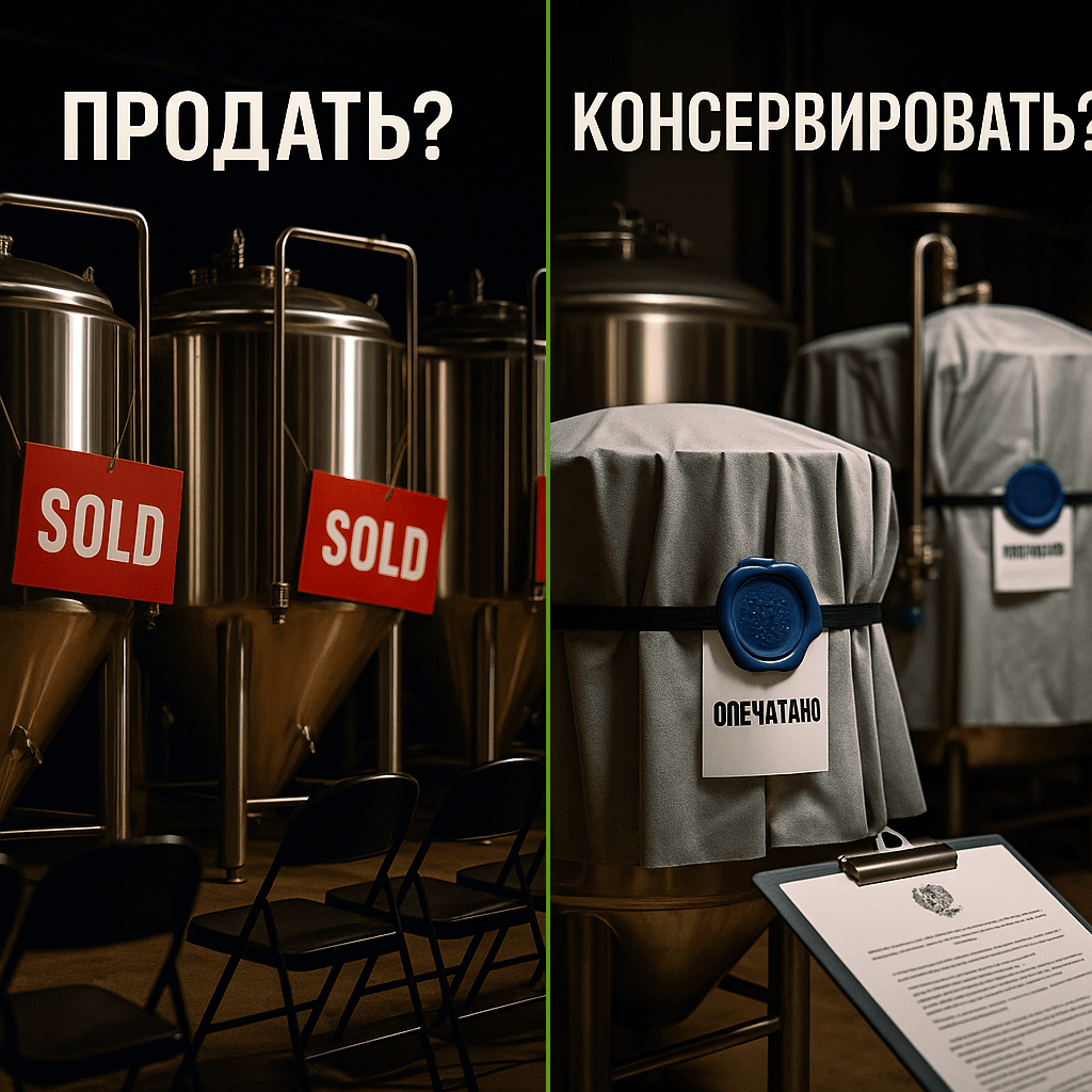 цкт на пивоваренном заводе продать или консервировать