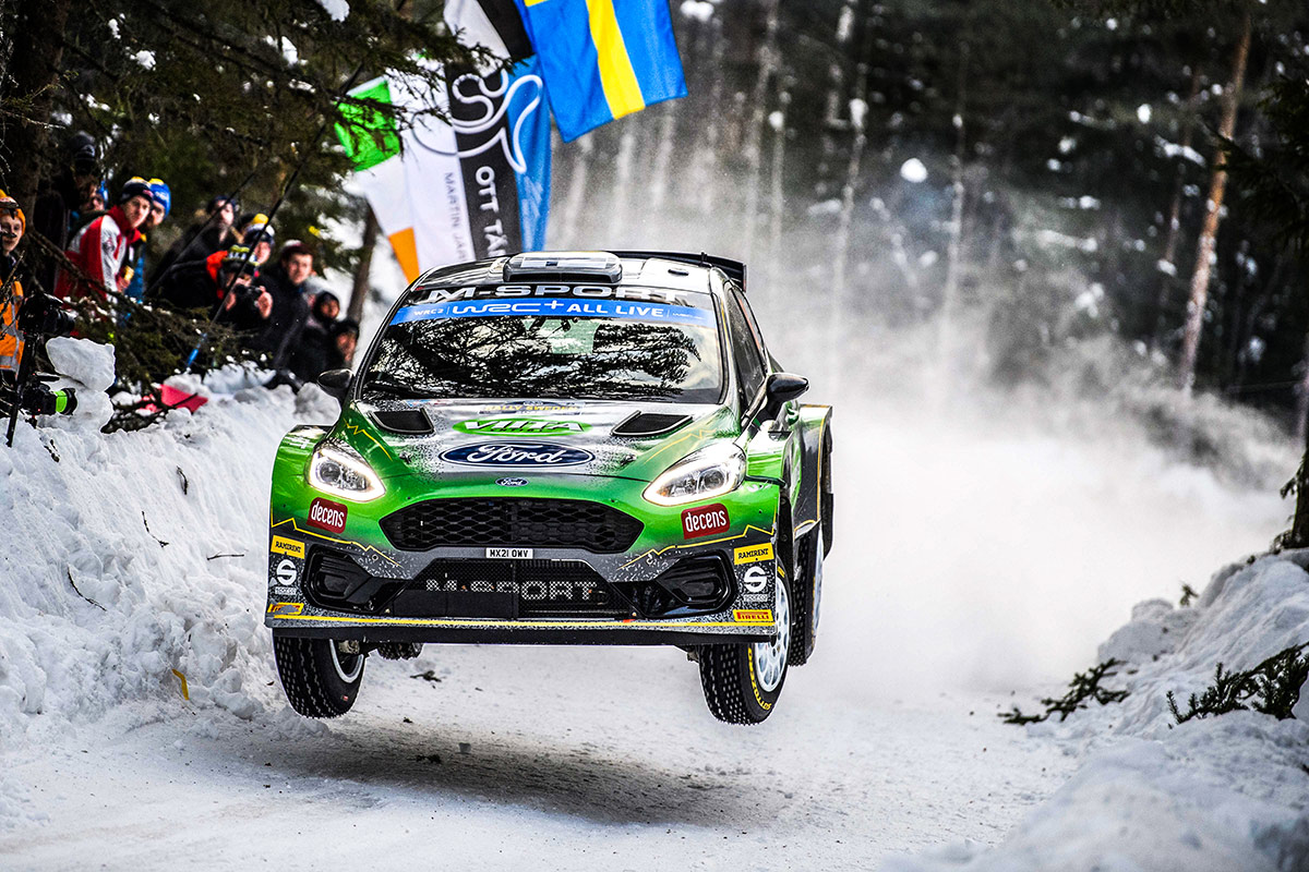 Яри Хуттунен и Микко Лукка, Ford Fiesta Rally2, ралли Швеция 2022