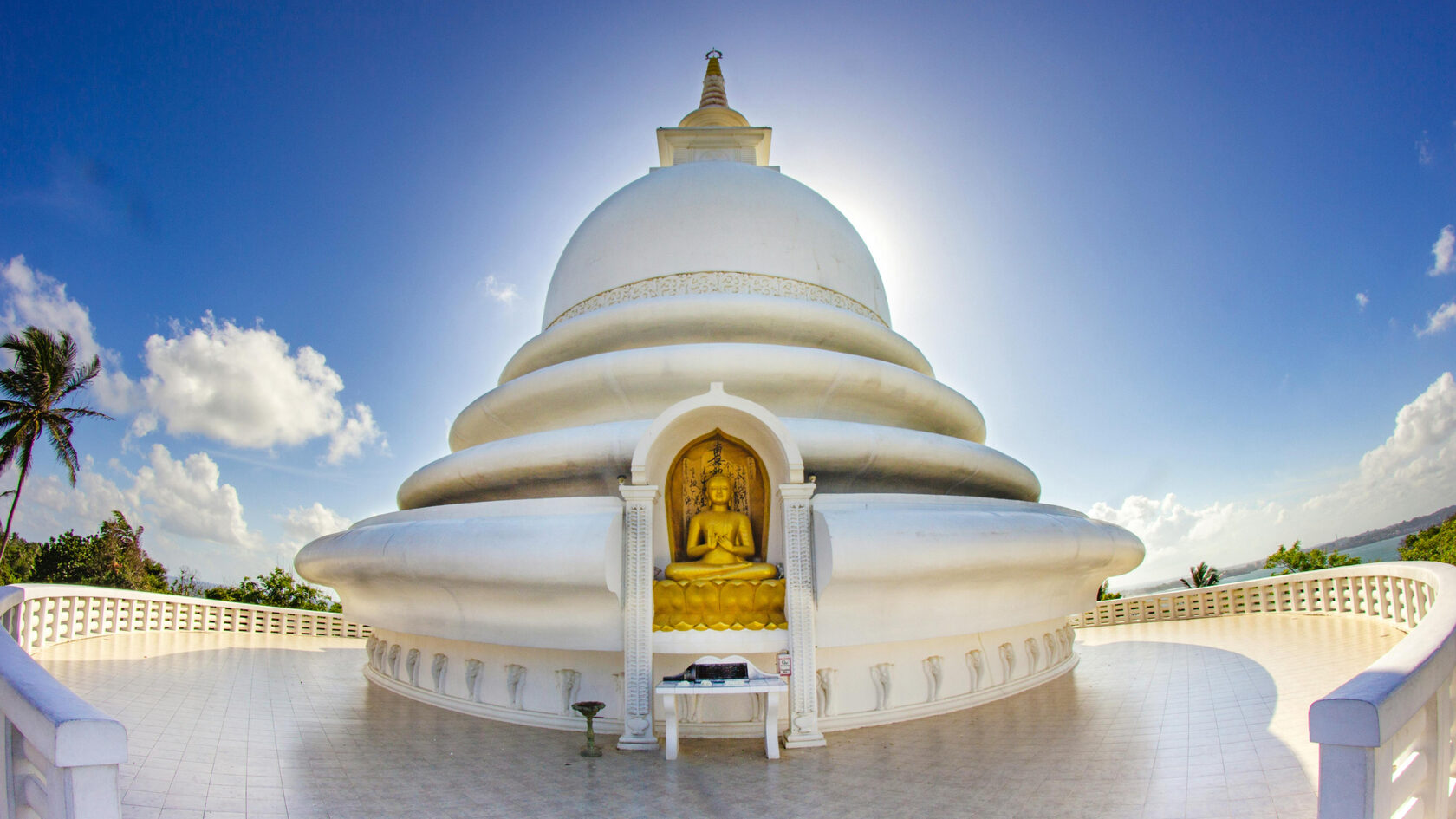 Японская пагода мира. Шри-Ланка 