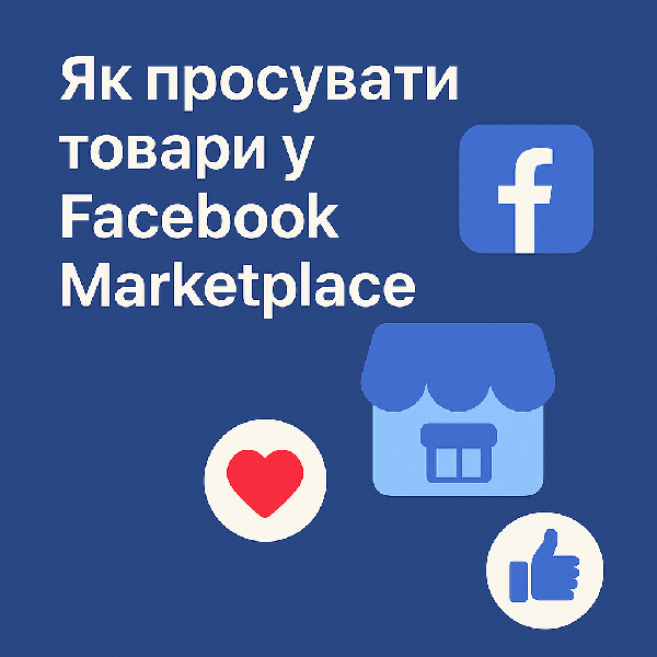 Як просувати товари у Facebook Marketplace