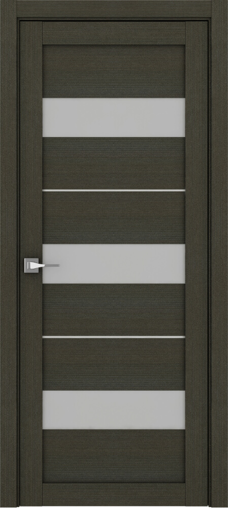 Дверь межкомнатная Eco Light 2126 остекленная цвет Велюр Шоко