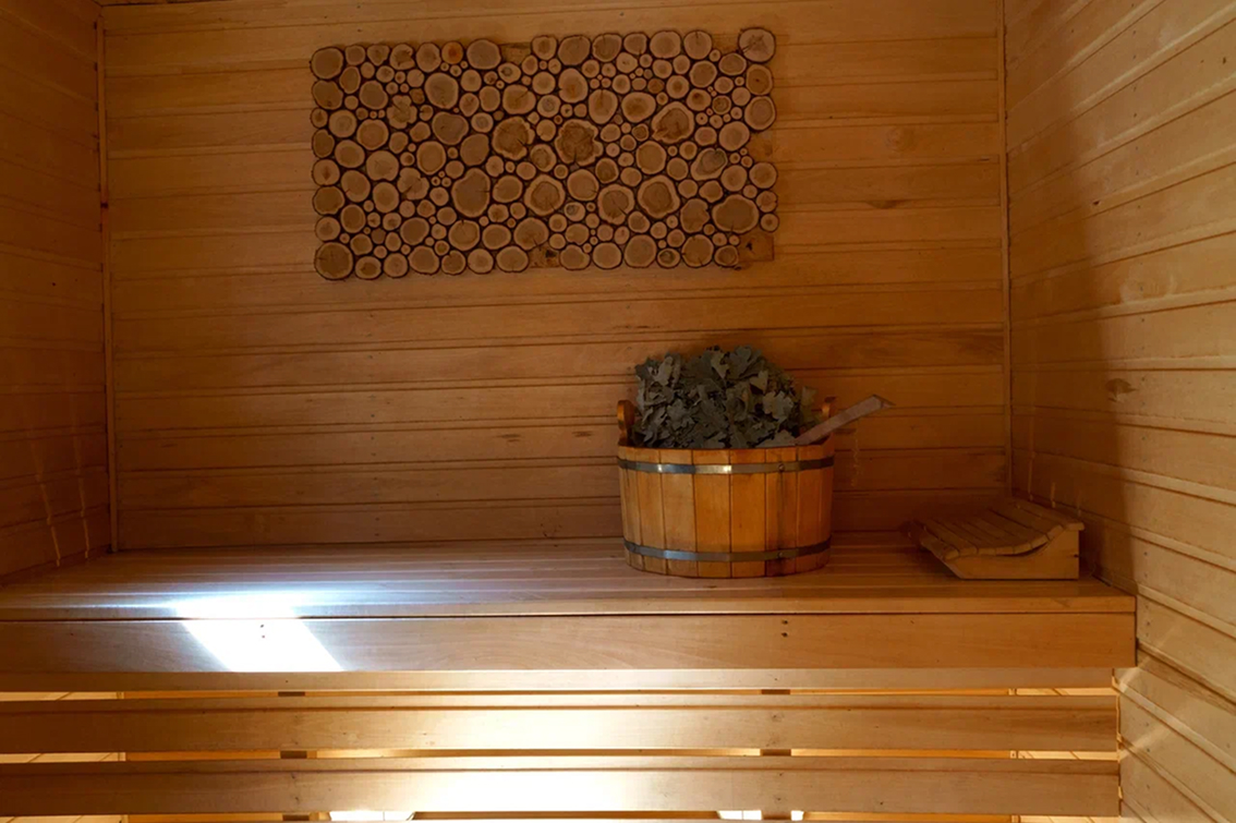 баня в афрейм домике в Подмосковье