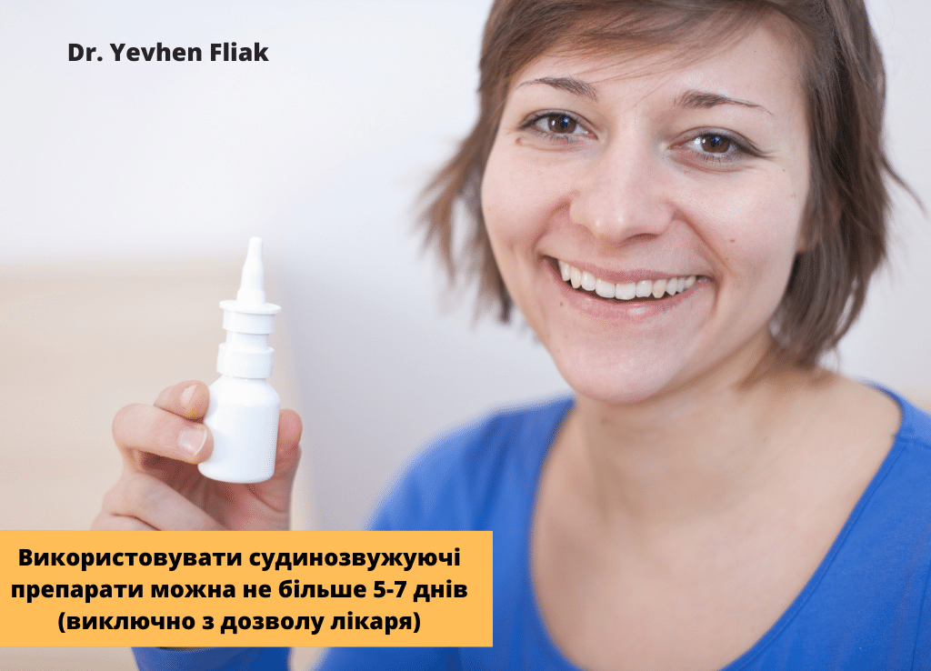 Лікування медикаментозного риніту | симптоми, причини, методи | Львів