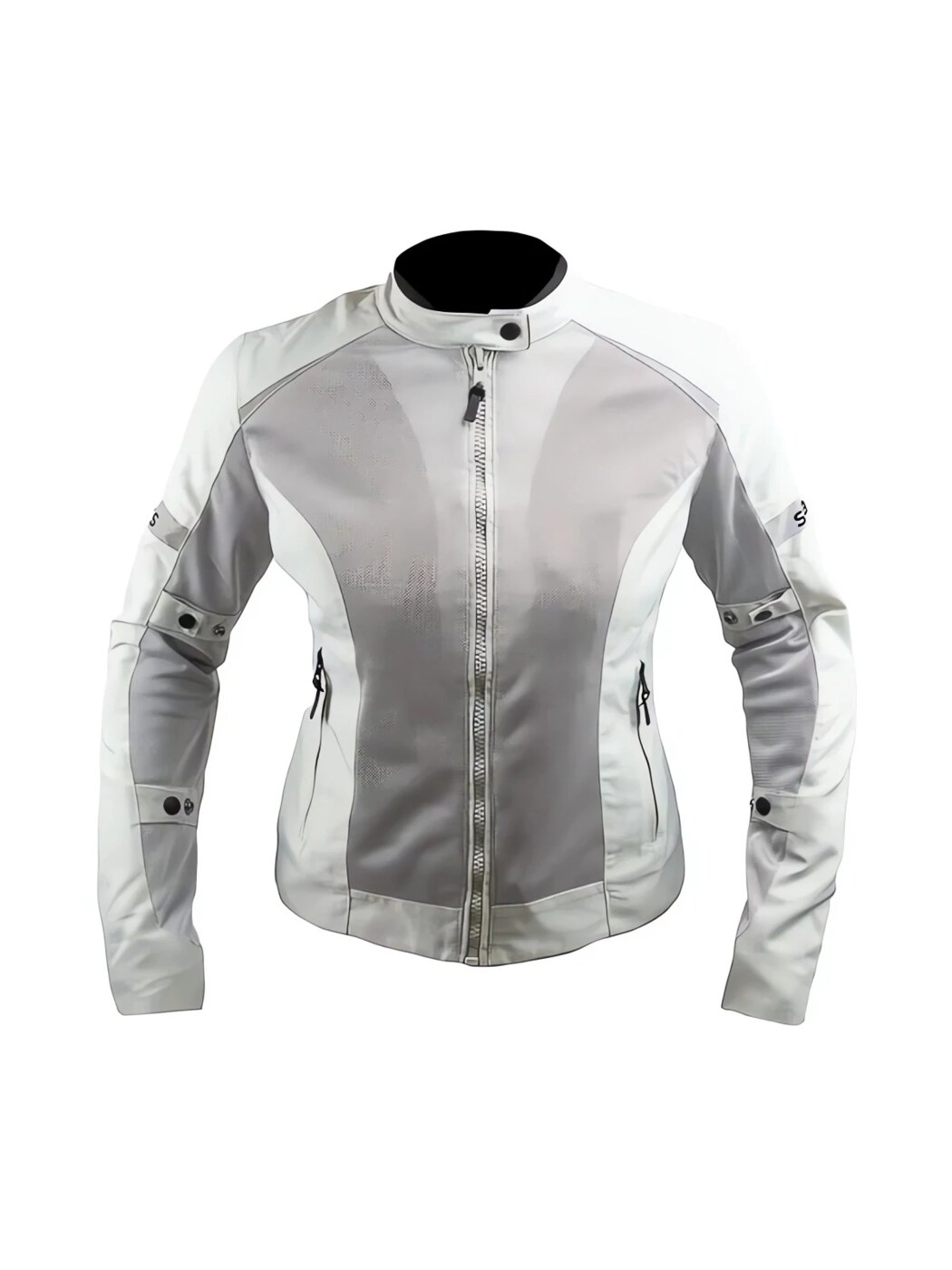 Сетчатая мотокуртка STARKS AIR SHELL Lady Grey, серый — примерка в магазине на Лиговском