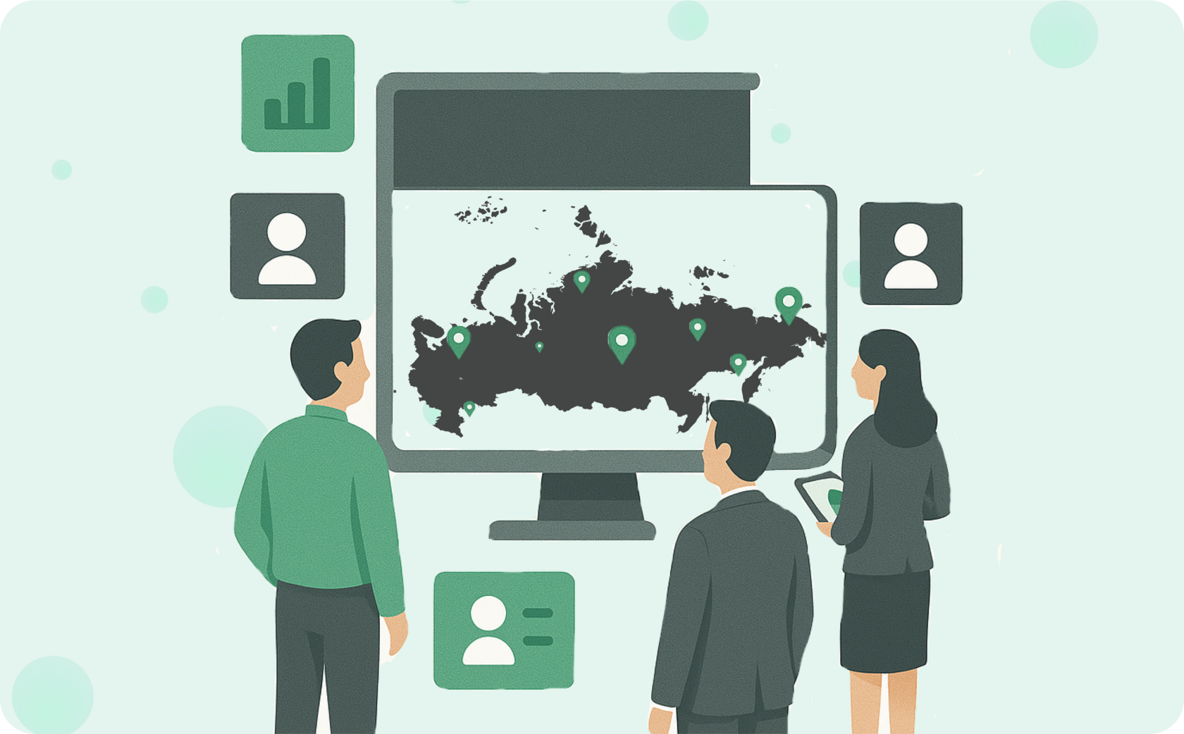 Расширение клиентской базы в новых регионах