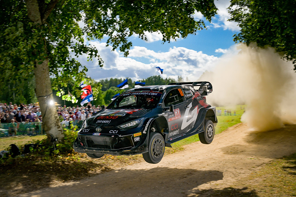 Такамото Кацута и Аарон Джонстон, Toyota GR Yaris Rally1 (A-7439), ралли Латвия 2024/Фото: Toyota Gazoo Racing WRT