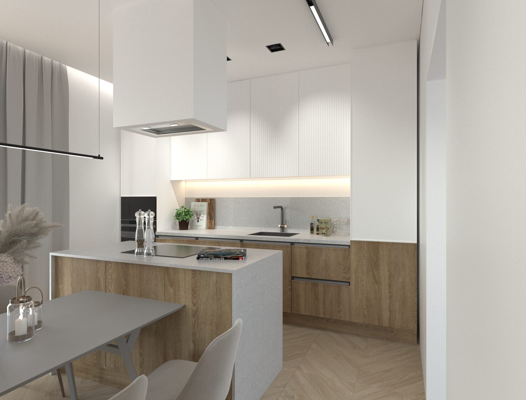 Загородный дом в нейтральных тонах