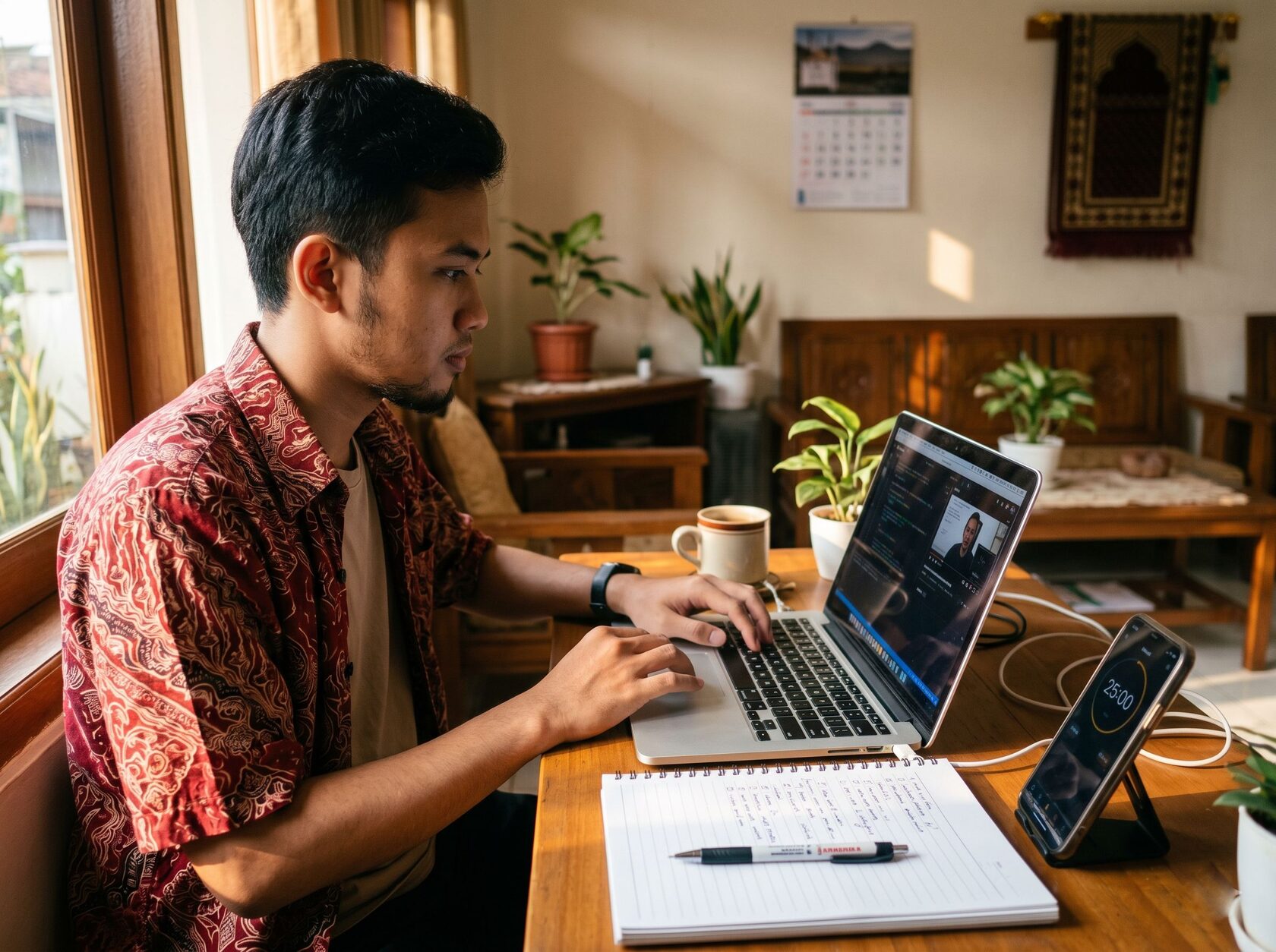 Praktik langsung setelah belajar skill baru