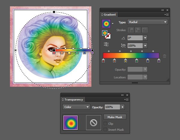 Как сделать градиент в adobe illustrator