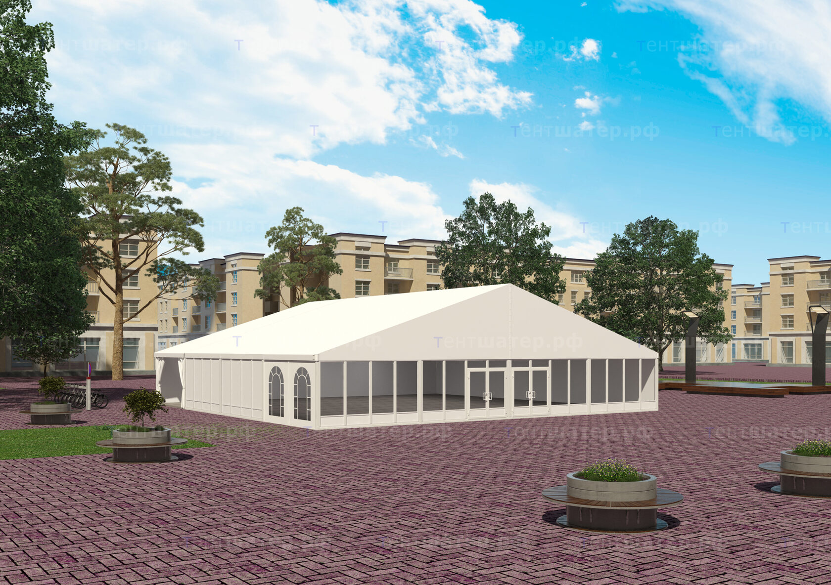 【Производство шатров и тентов】 в Москве - изготовление, пошив на заказ