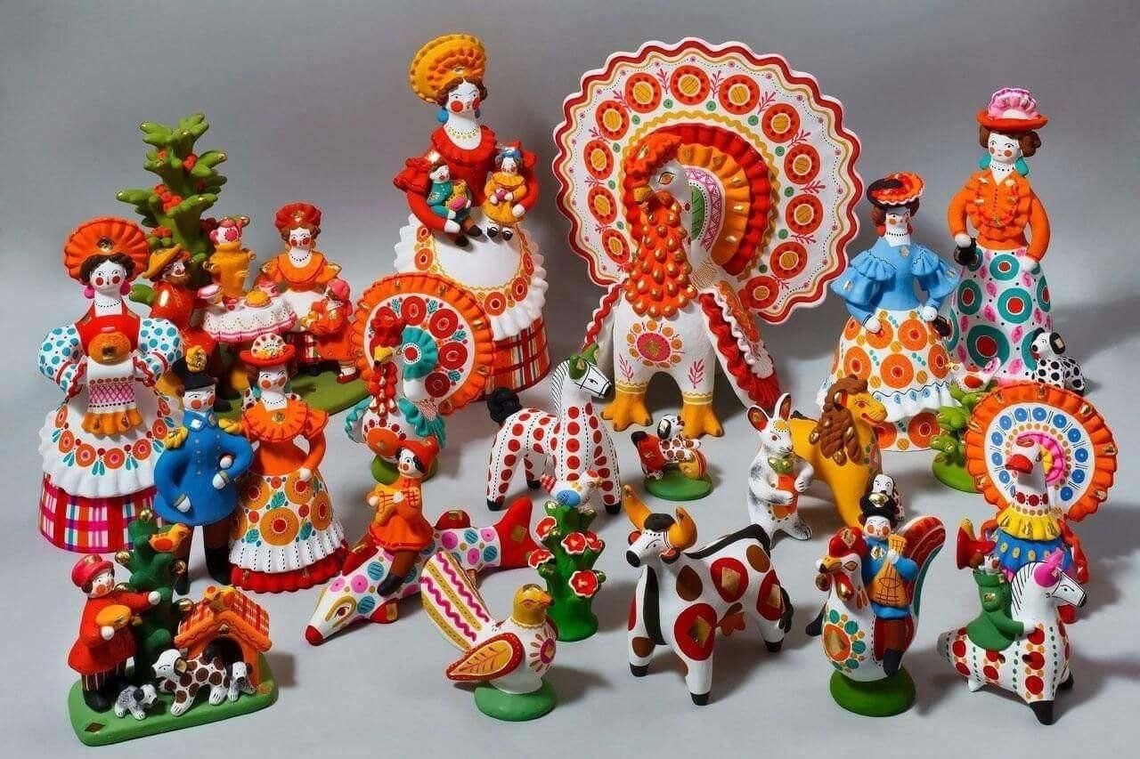 Дымковские игрушки