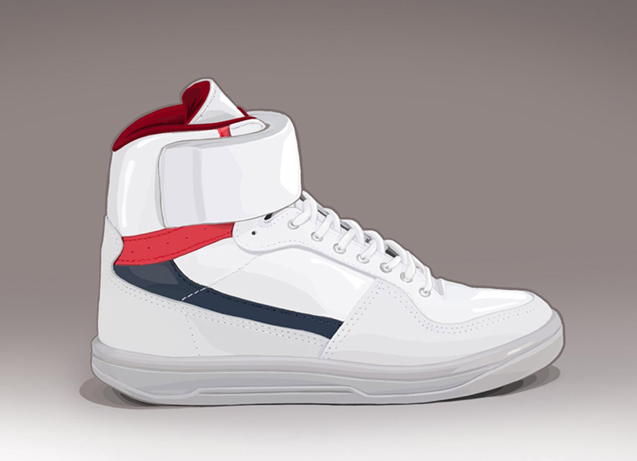 Дизайн спортивной обуви Динамо