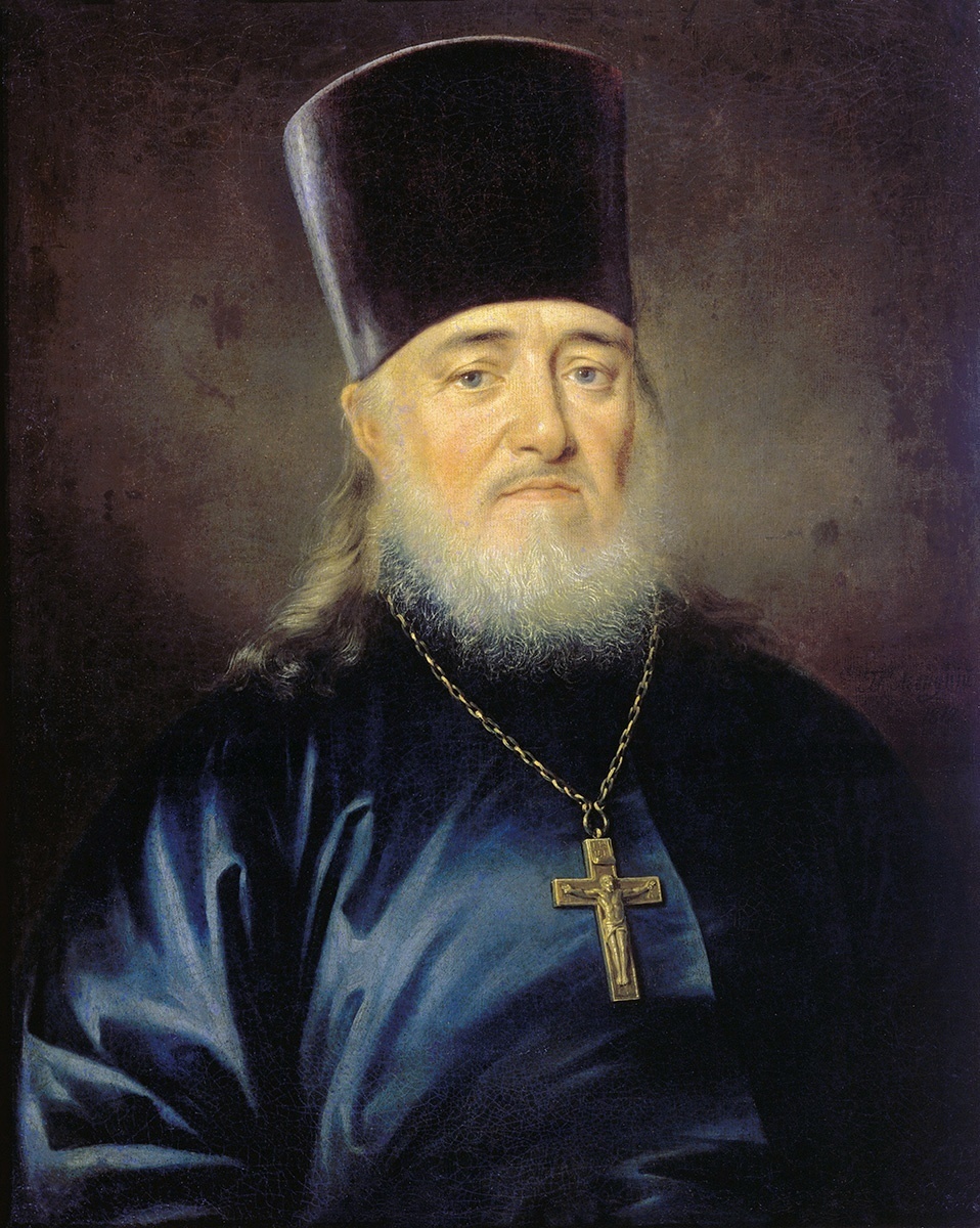 Дмитрий Левицкий. Священник Пётр Левицкий, брат художника, 1812. Холст, масло. Государственная Третьяковская галерея