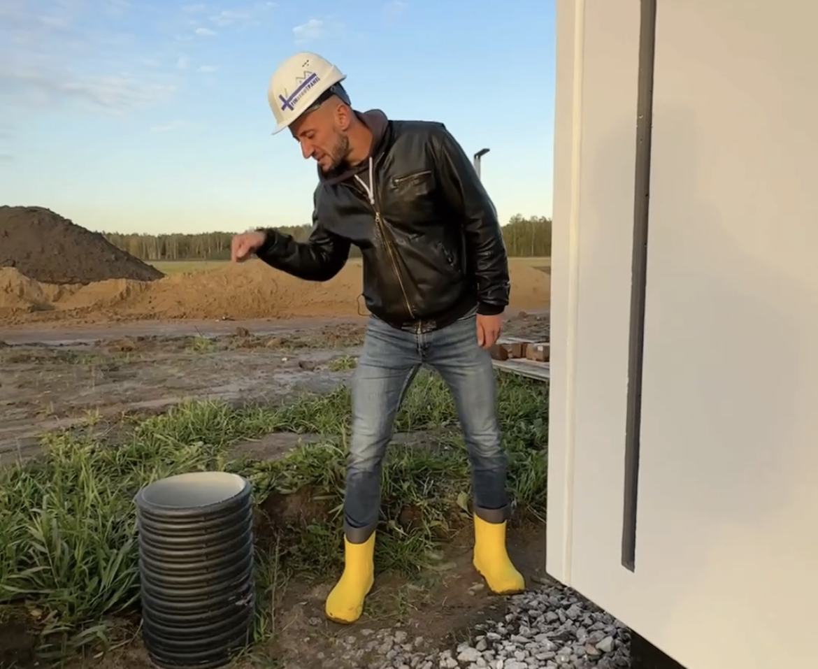 Монтаж загородного дома ЖБИ | Технология ФинСтройПанель