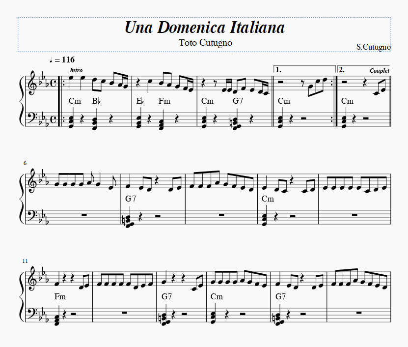 Una Domenica Italiana