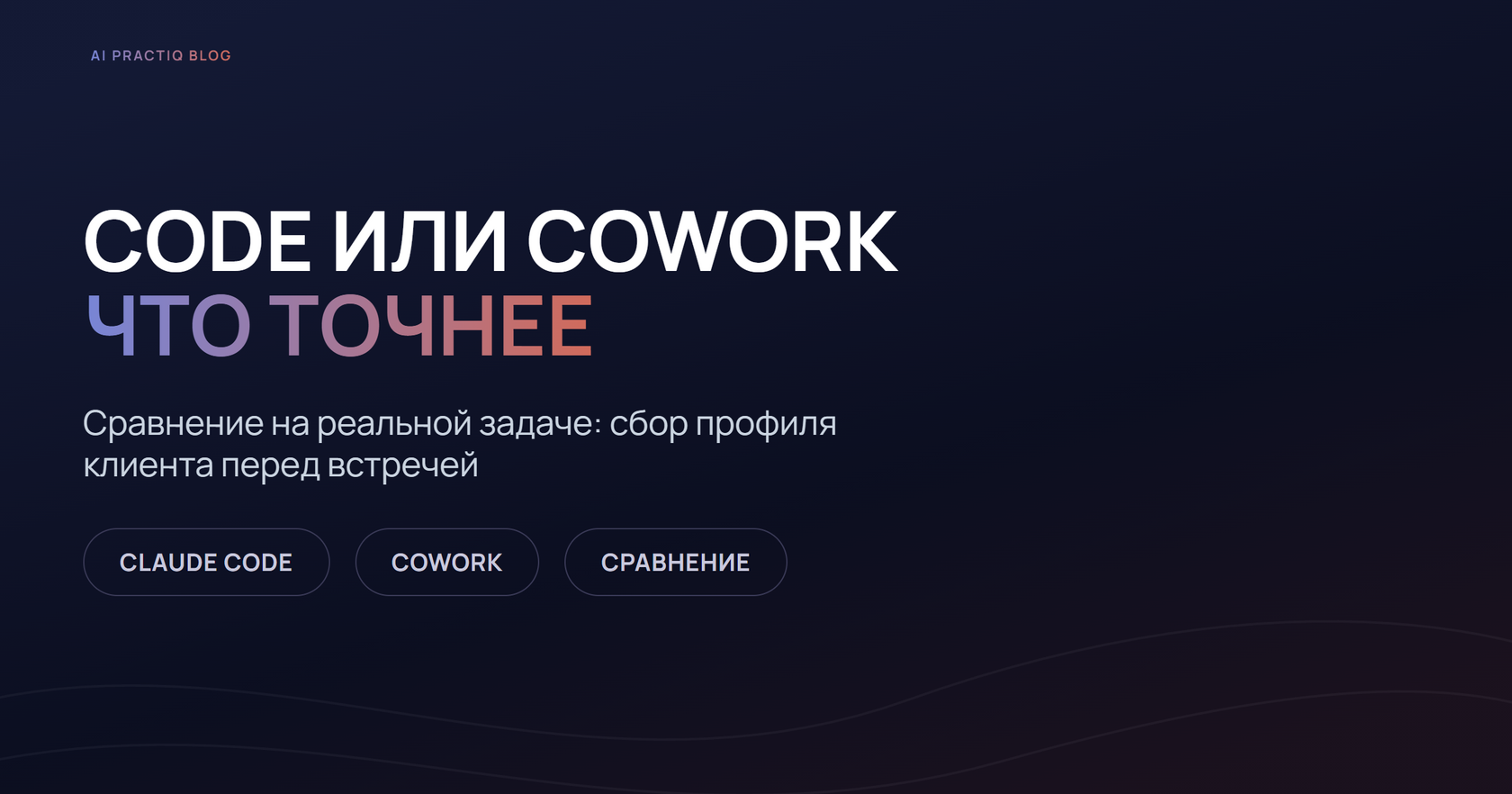 Сравнение Claude Code и Claude Cowork на реальной бизнес-задаче