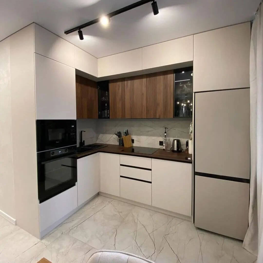 Кухня на заказ в Москве угловая