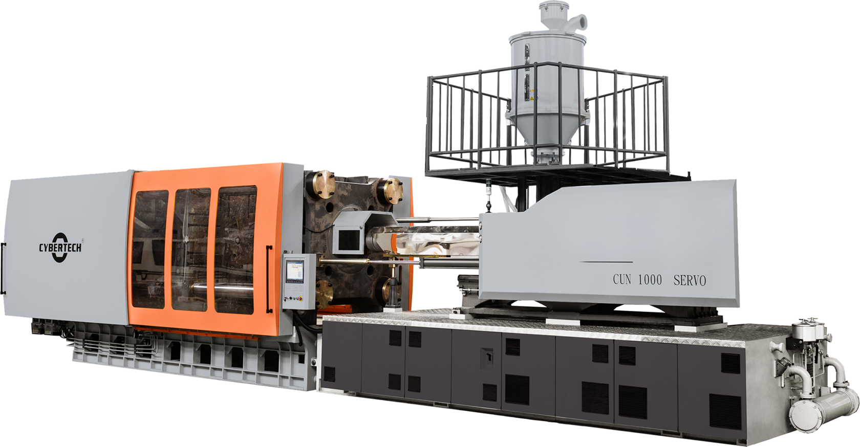 ТПА с поворотным столом и для двухкомпонентного литья серии CVI-R и CVI-2R  – Вертикальный термопластавтомат – Термопластавтоматы (ТПА) Cybertech –  Производство и продажа, узнайте цену