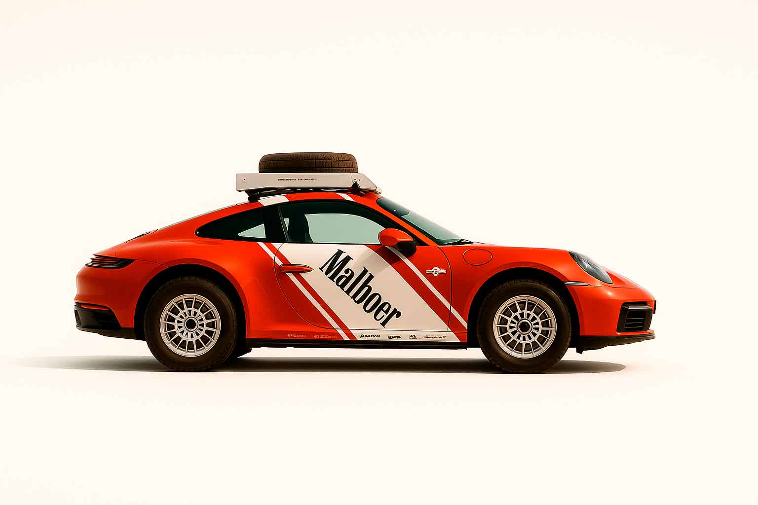 Porsche 911 Safari «Malboer» — боковой вид