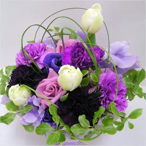 Композиция с цветами от Florigene Suntory