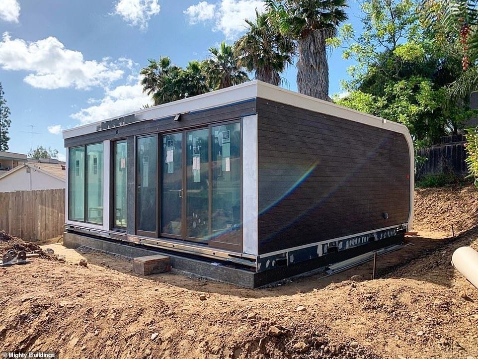 Mighty Buildings uses a 20ft-high printer stored in a California warehouse to make you a small cottage and ships it to your property on a truck