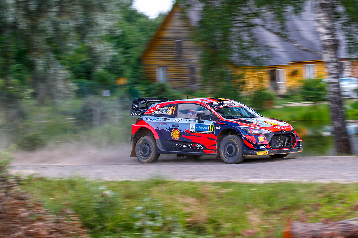 Тьерри Невилль и Мартейн Видаге, Hyundai i20 Coupe WRC, ралли Эстония 2021