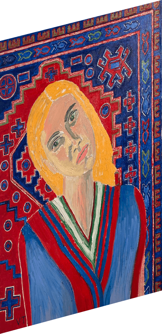 Портрет жены современного художника Владимира Толкачева Анастасии в его исполнении