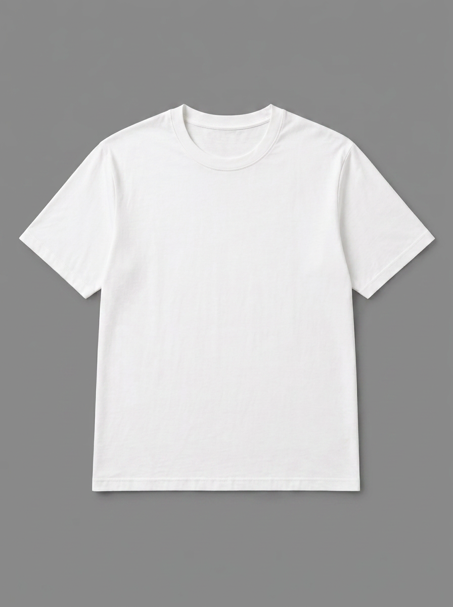 Футболка КЛАССИКА Unisex белого цвета, вид спереди