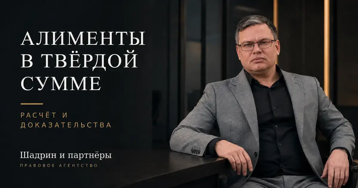 Алименты в твёрдой денежной сумме — расчёт и доказательства
