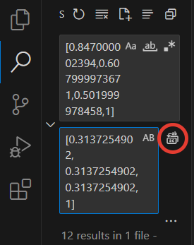 The Replace All button is marked with a red circle