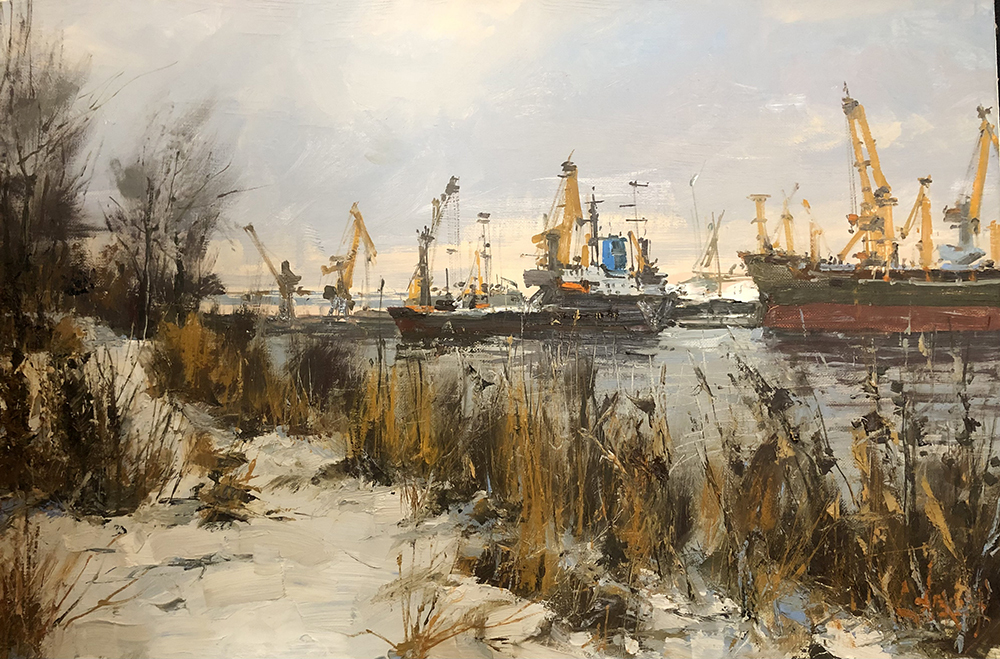 Kakonersky Island. Saint Petersburg. 2018. Oil on canvas, 40x60 cm