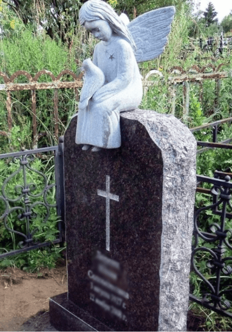 Памятник на могилу ребенку образцы