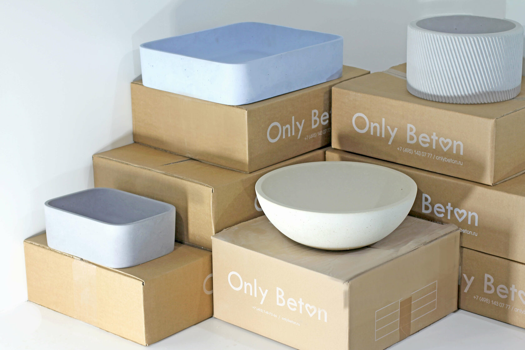 Интерьерные изделия из бетона