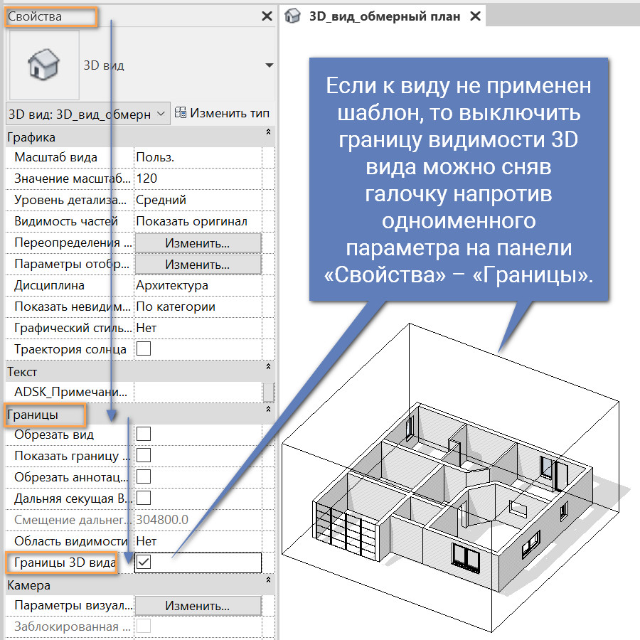 Ни один из созданных элементов не является видимым на виде план этажа revit