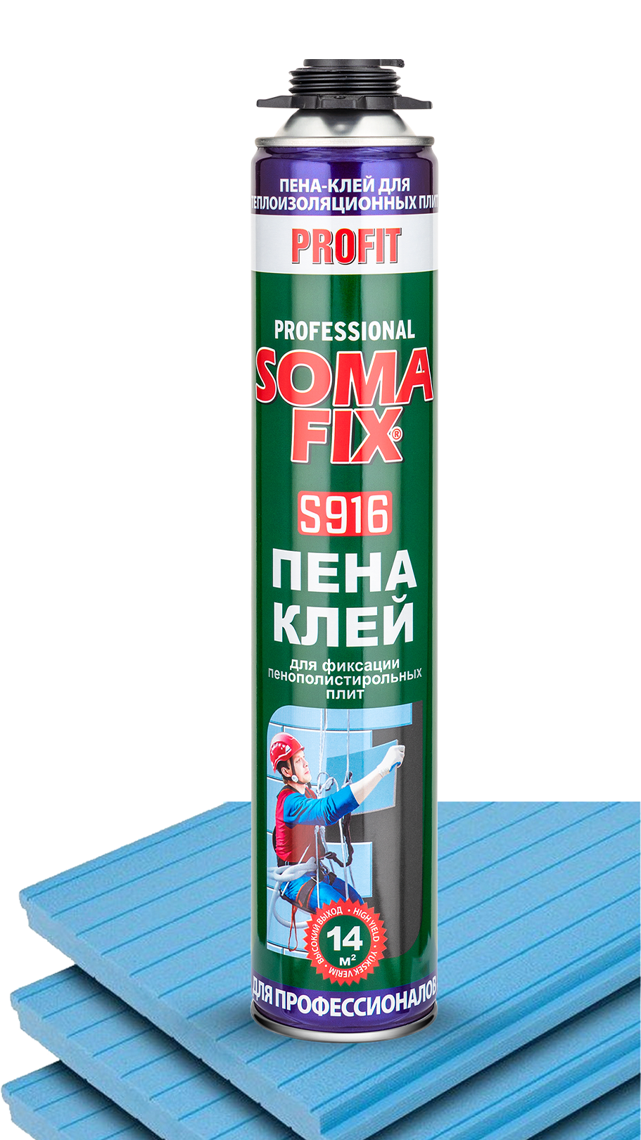 Пена-клей монтажная профессиональная SOMA FIX для теплоизоляционных плит S916. Купить от производителя по отличной цене
